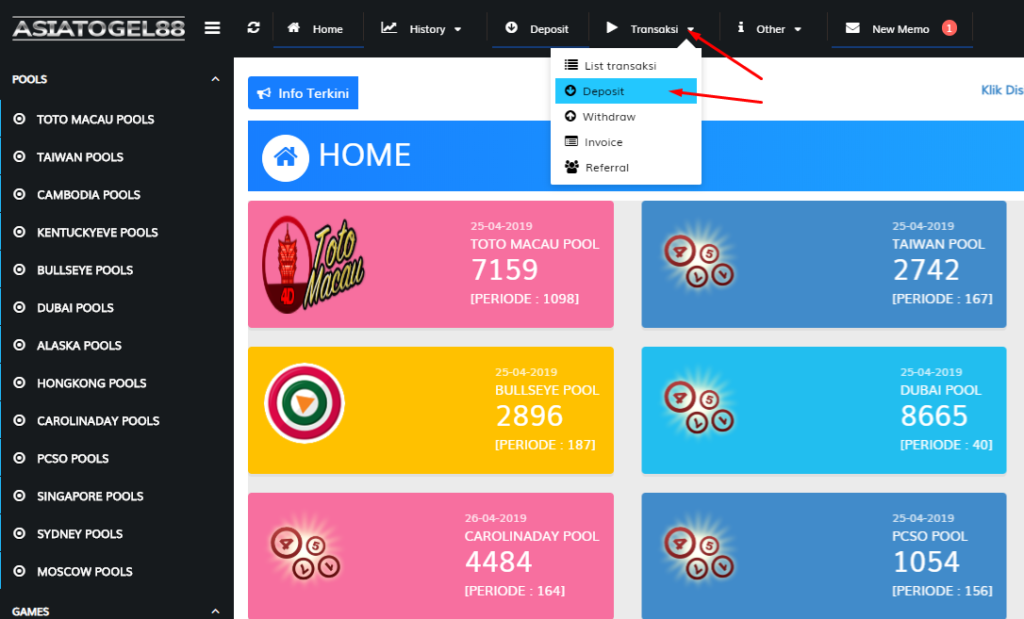 Cara Mudah Deposit di Bandar Togel Online Terpercaya Auto Jitu